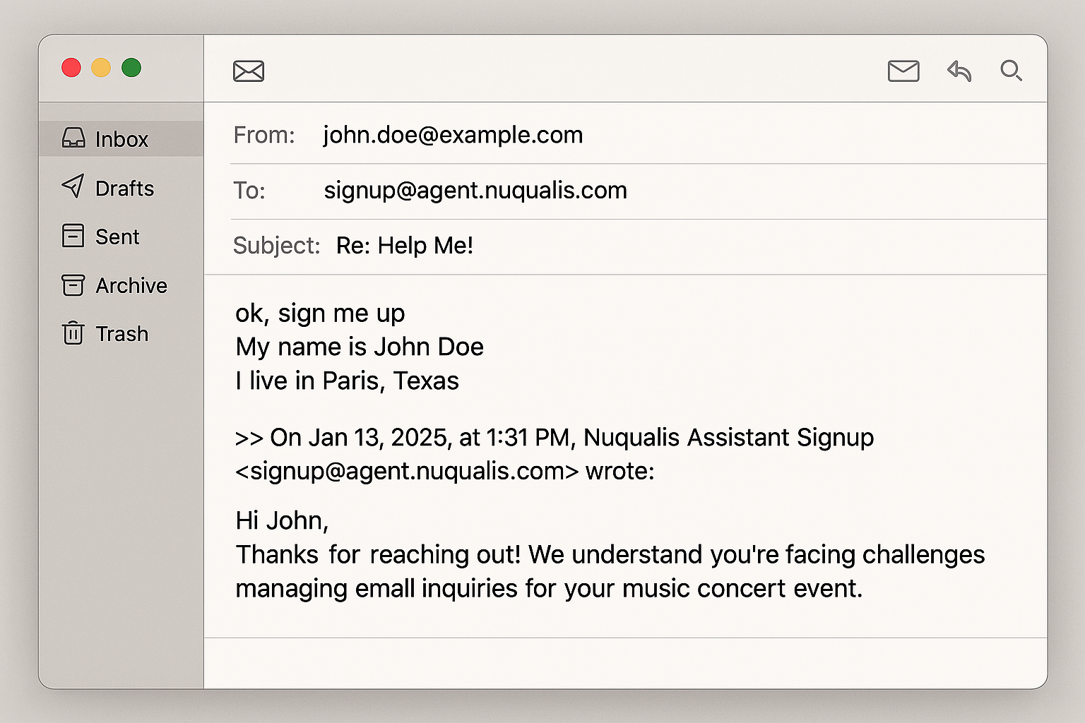 Nuqualis A.I betrieben E -Mail -Assistent - Zeit sparen ist nur eine E -Mail entfernt Medien 4