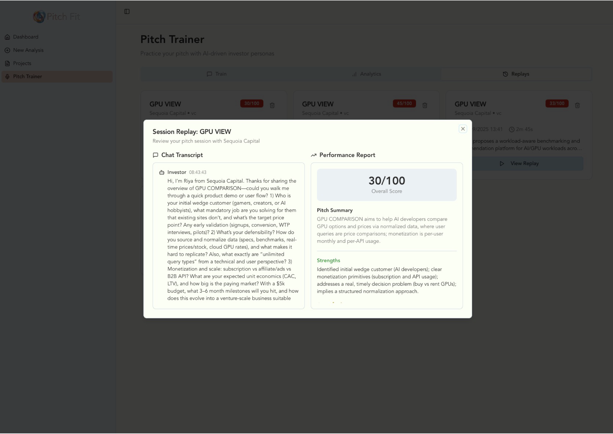 PitchFit gallery image
