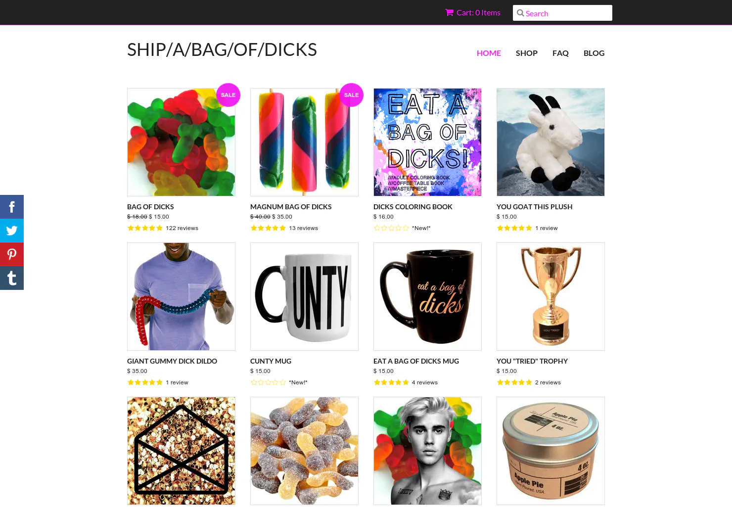 Ship a Bag of Dicks