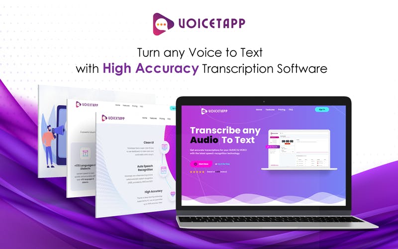 Voicetapp - AI Speech to Text Transcribe media 1