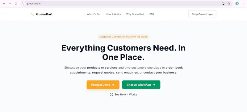 QueueKart screenshot 2