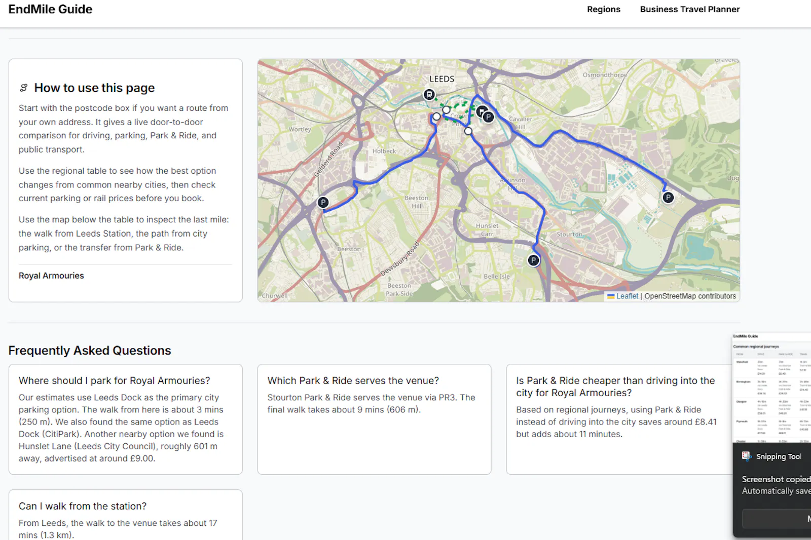 EndMile Guide screenshot 3