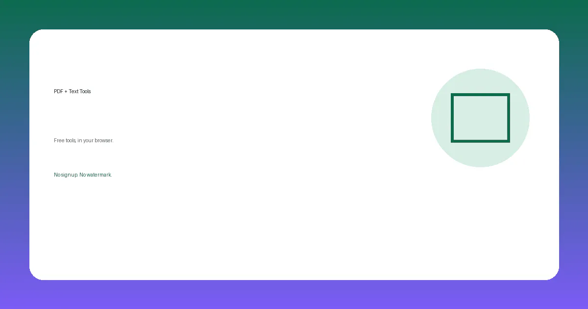 PDF Text Tools gallery image