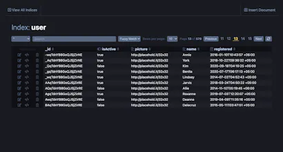 Spectre Elasticsearch GUI gallery image