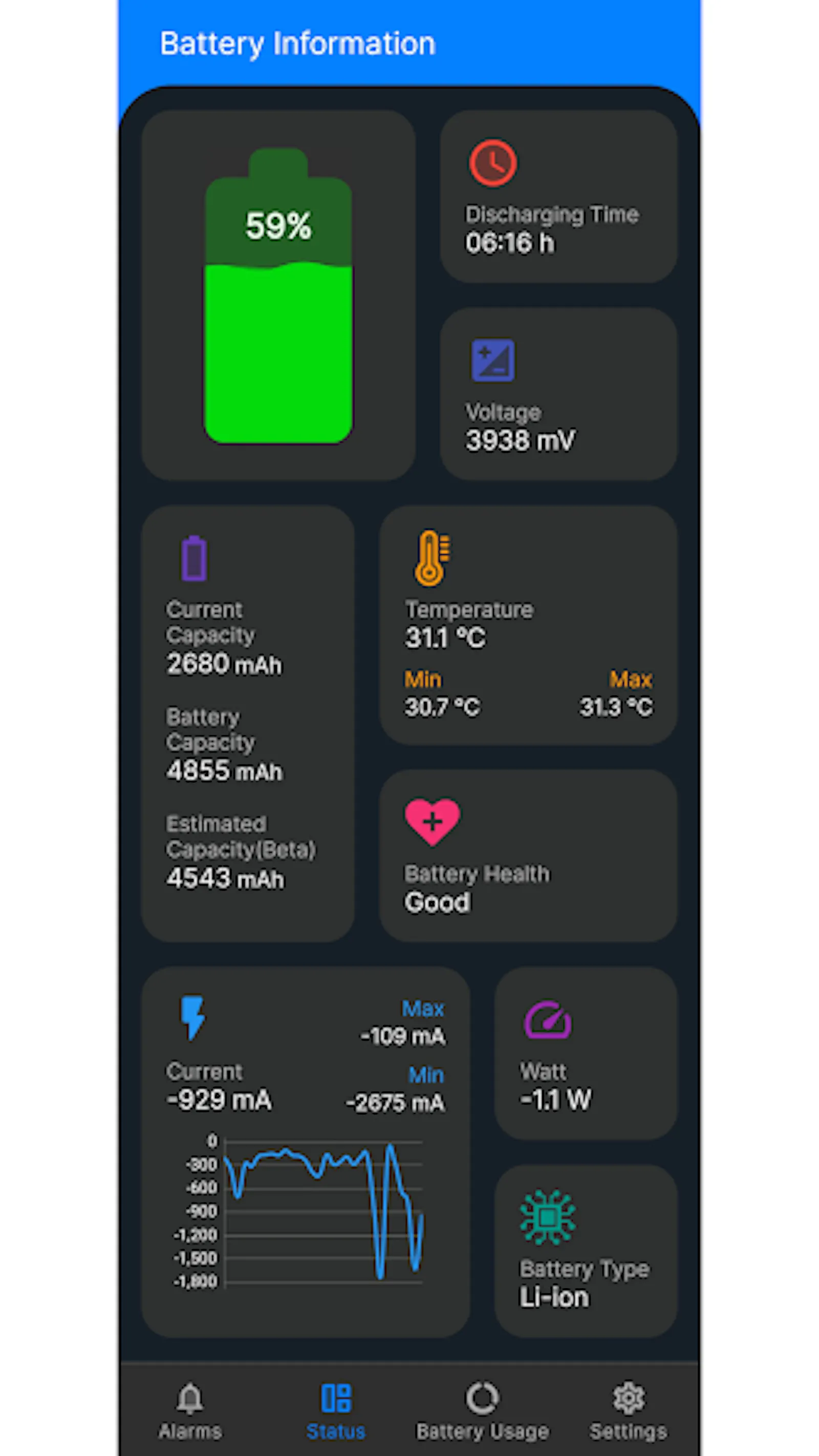 Battery Alarm screenshot 4