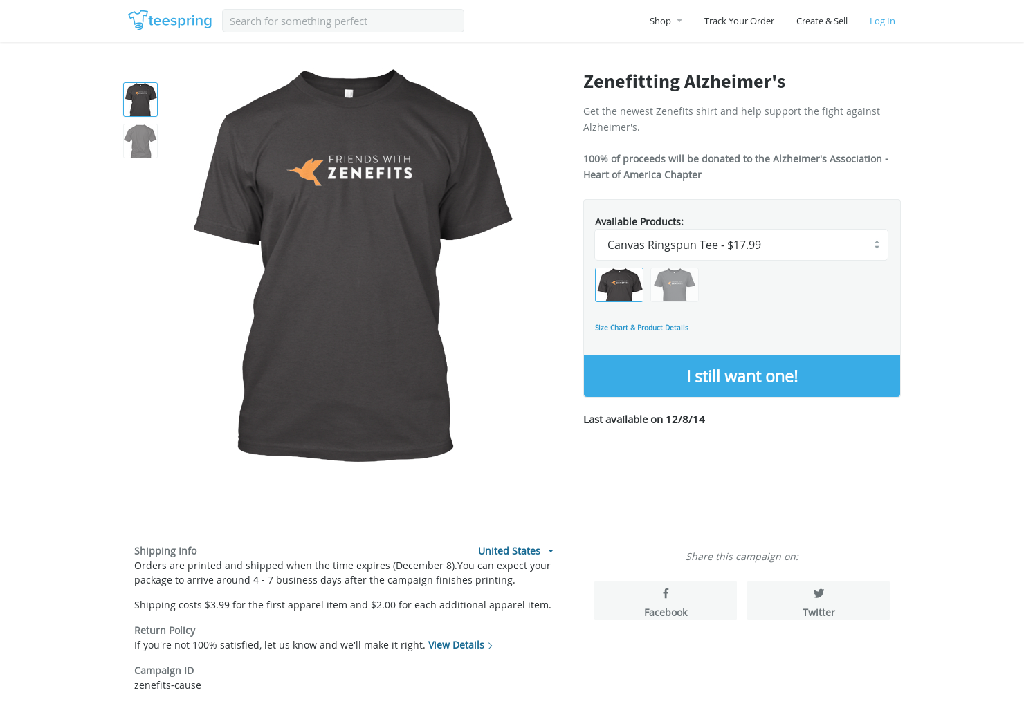 Zenefits T-Shirt