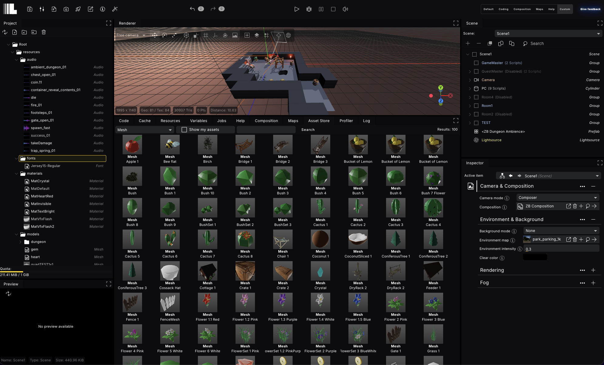 Lemonate 3D Engine - Screenshot 3 showing product features and functionality