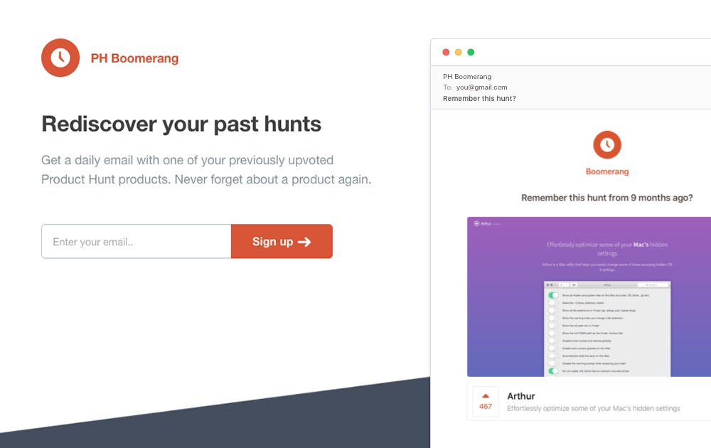 PH Boomerang gallery image