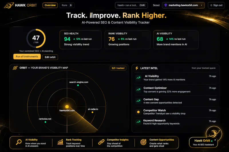 HawkOrbit screenshot 3