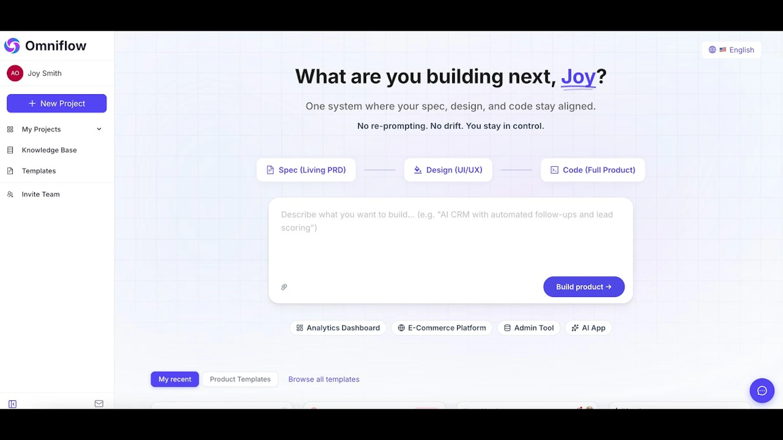 Omniflow screenshot 1 (video preview)
