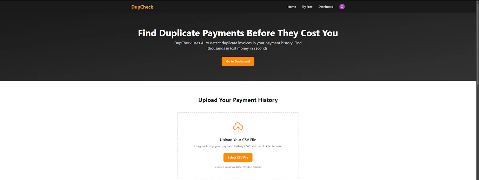 DupCheck — Find Duplicate Payments screenshot 2