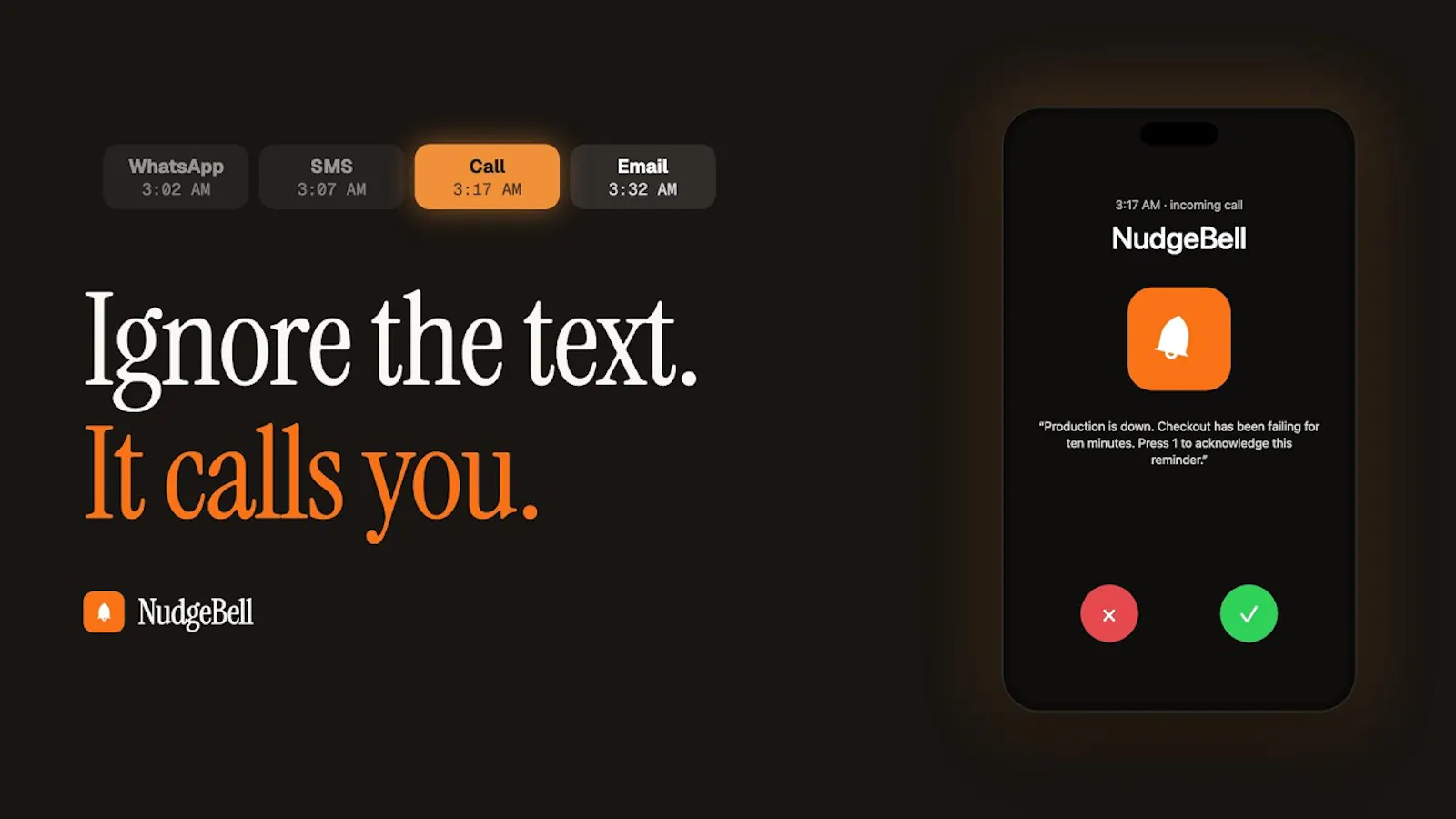 NudgeBell screenshot 1 (video preview)