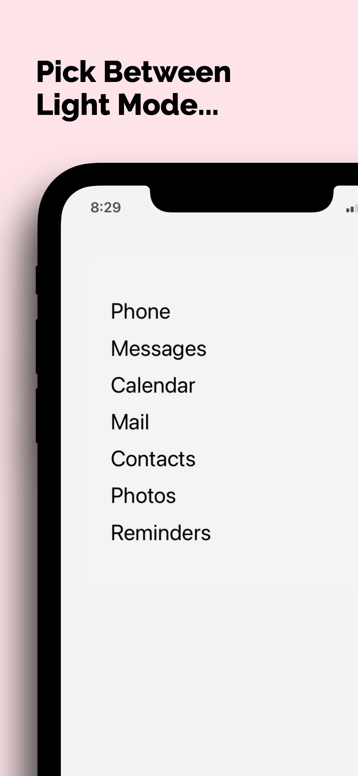Bedwingen - Minimalistische launcher voor iPhone media 4