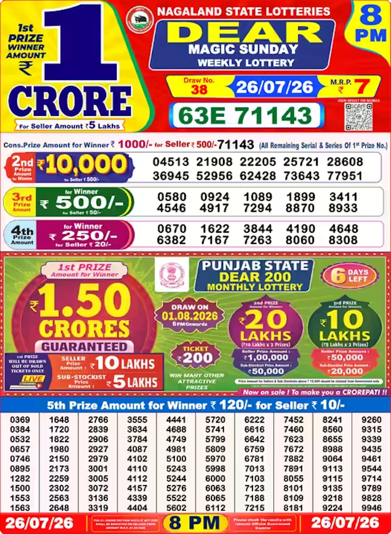 India Lottery Results screenshot 1