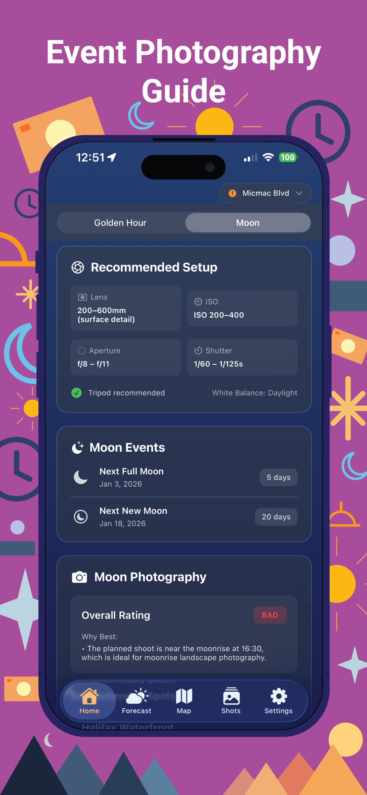 Golden Hour & Blue Hour - Screenshot 3 showing product features and functionality