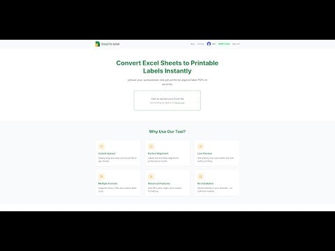 Excel to Label Converter gallery image