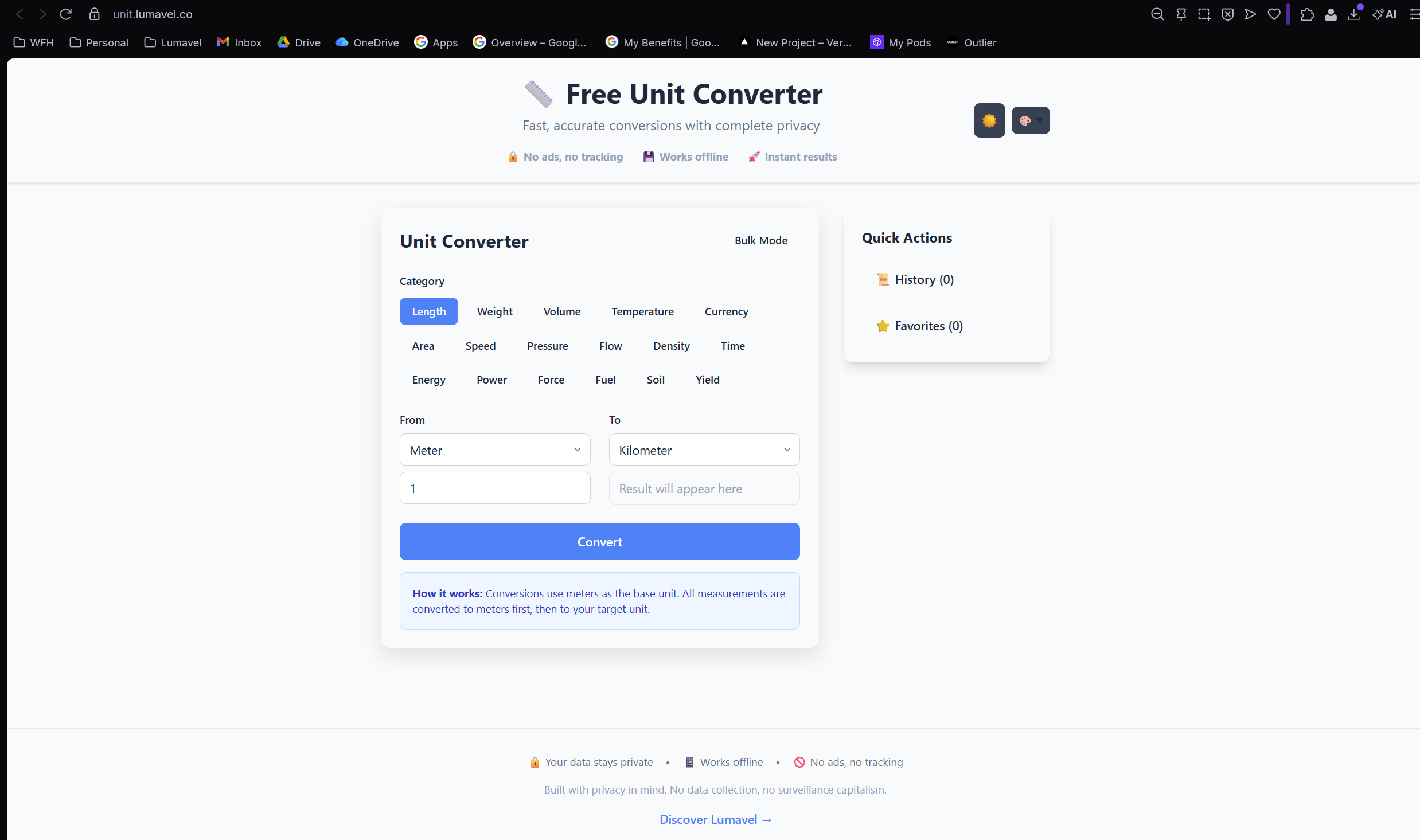 Free Unit Converter