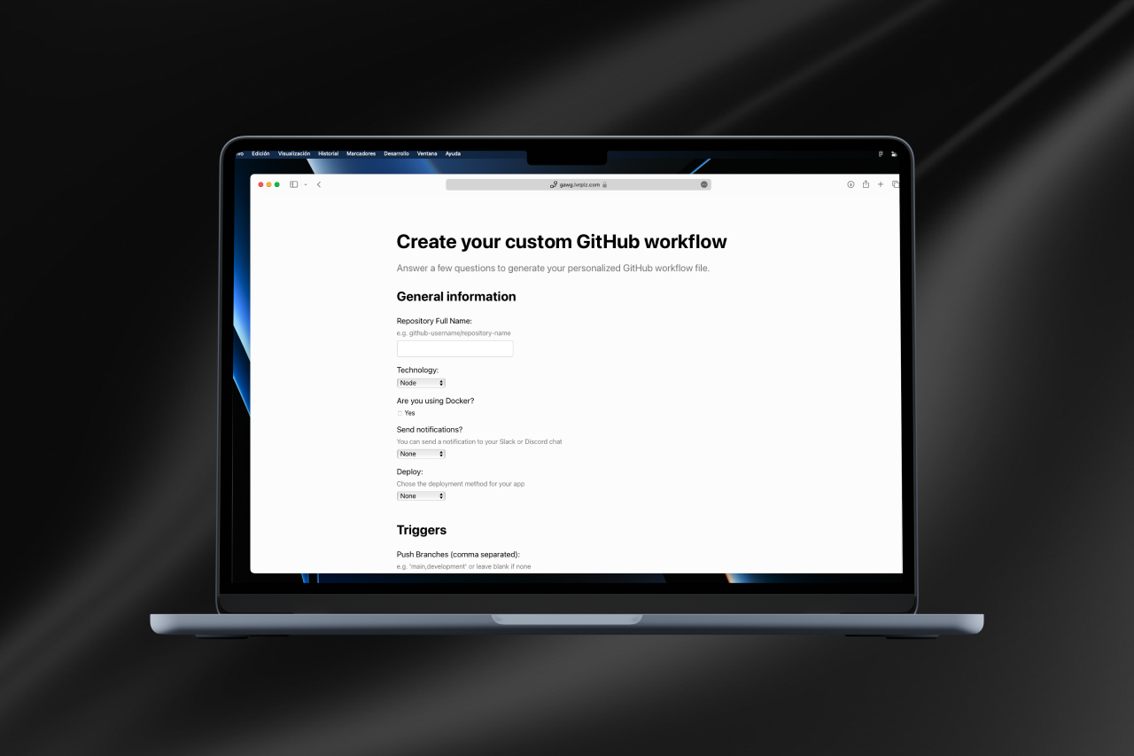 GitHub Actions Workflow Generator | gawg media 3