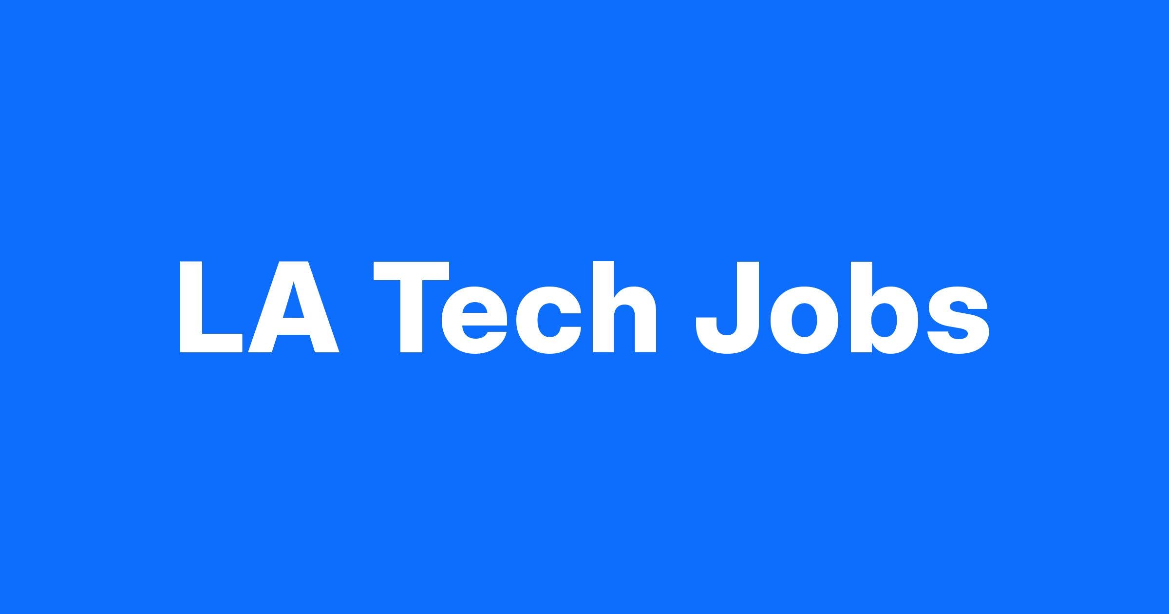 LA Tech Jobs media 1