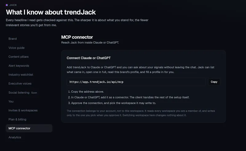 trendJack screenshot 4
