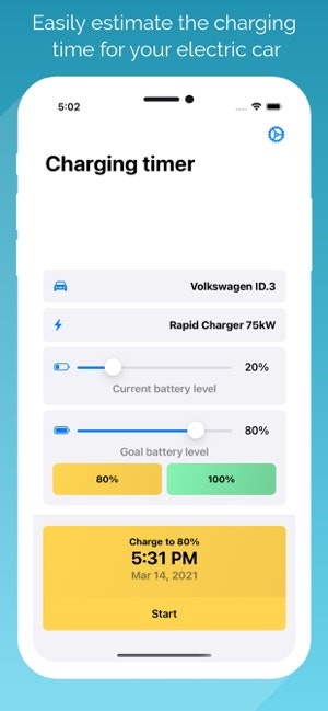 Kilowatt – Electric Car Timer gallery image