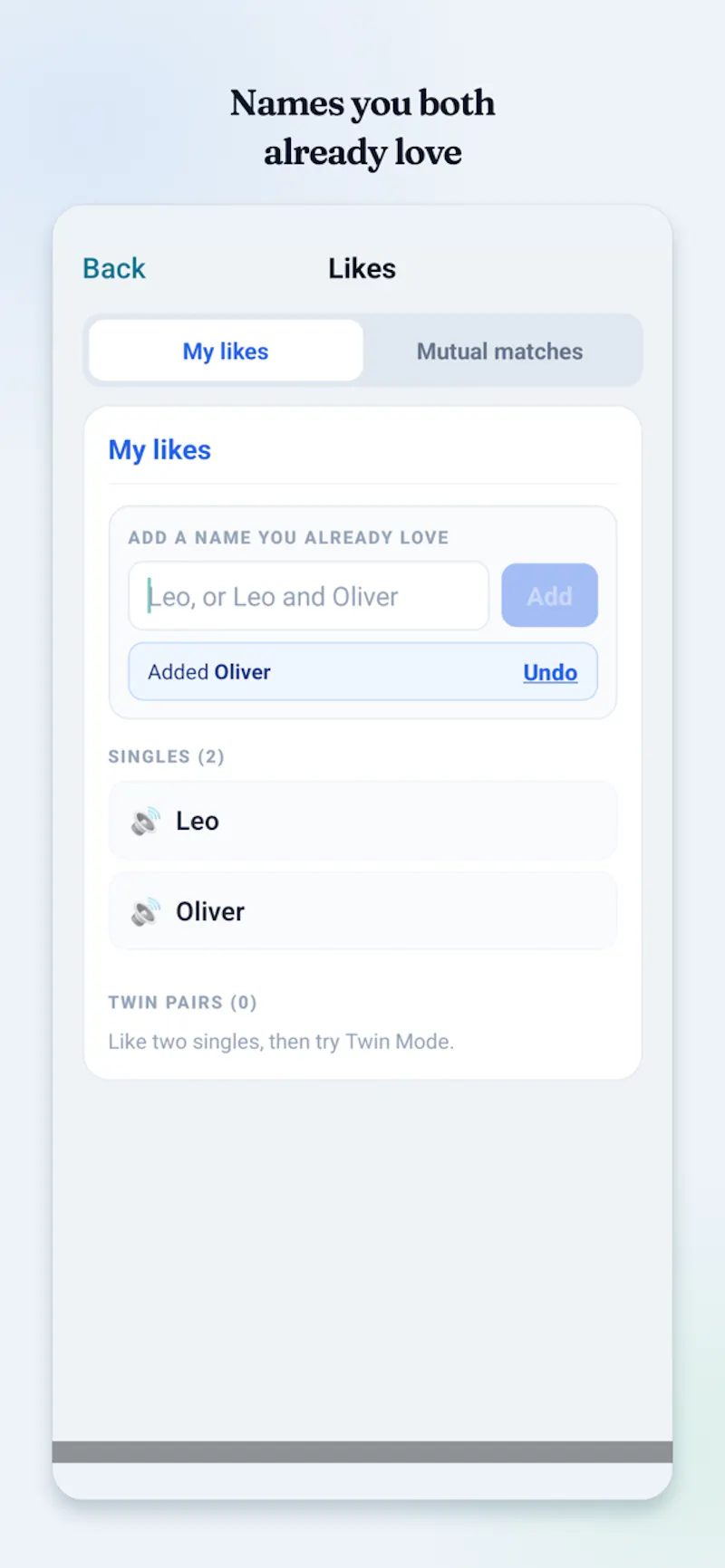 Twofold Baby Names screenshot 4