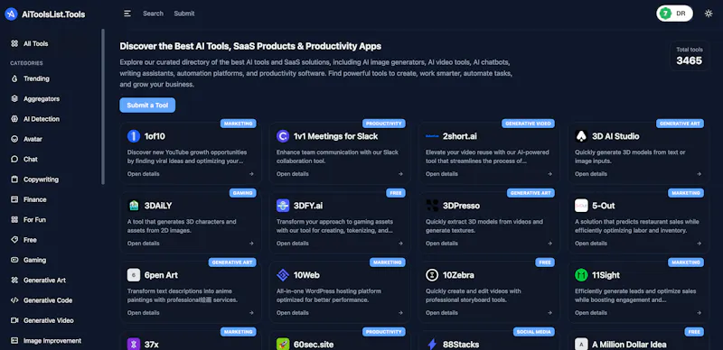 AiToolsList.Tools screenshot 2