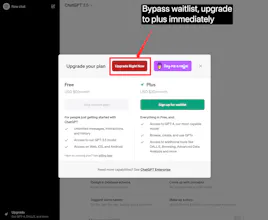 ChatGPT Plus Waitlist Skipper gallery image