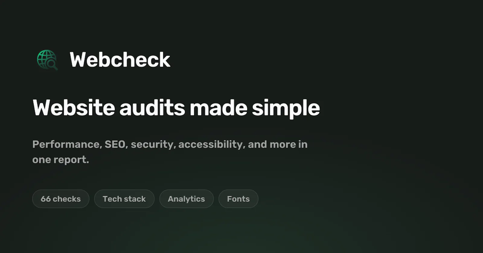 Webcheck screenshot 1