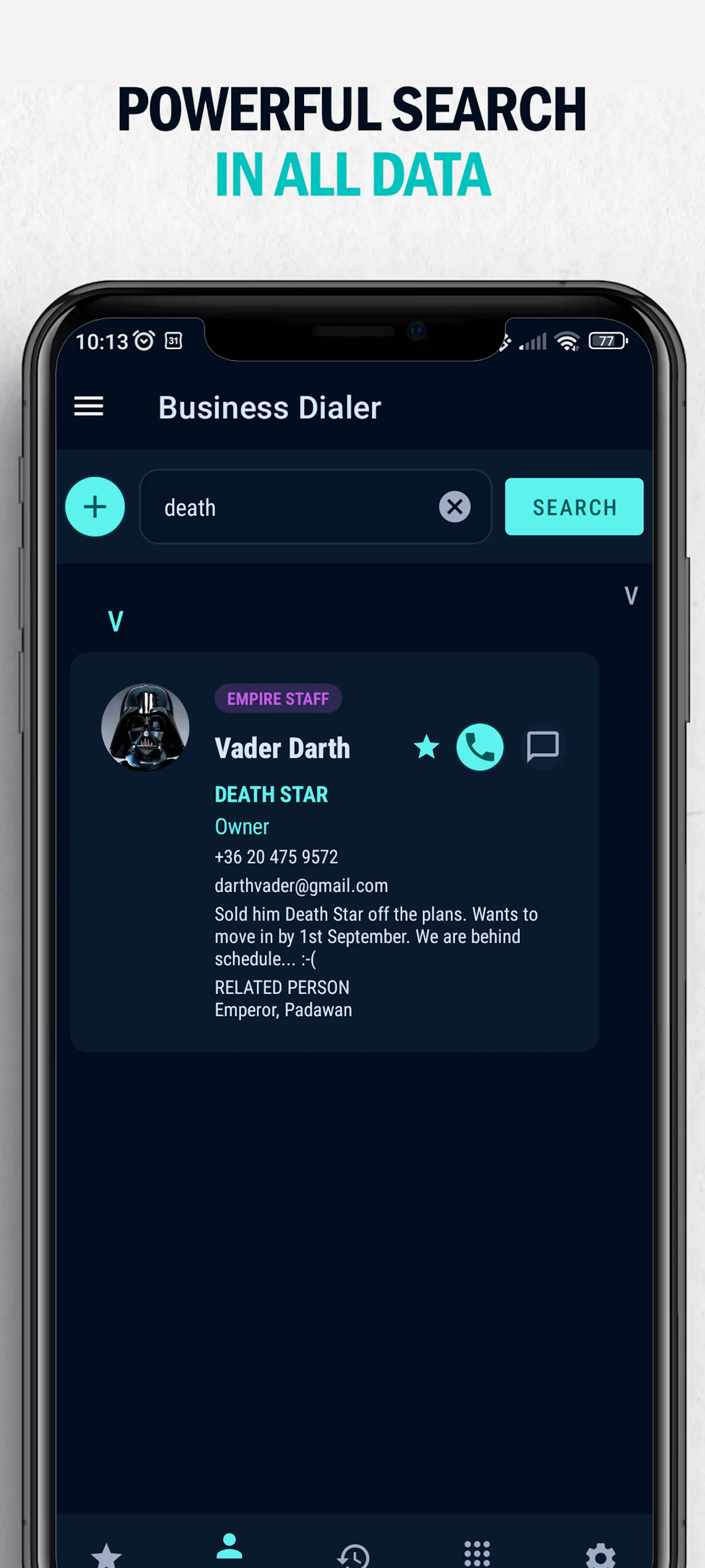 Business Dialer Contact Notes screenshot 4