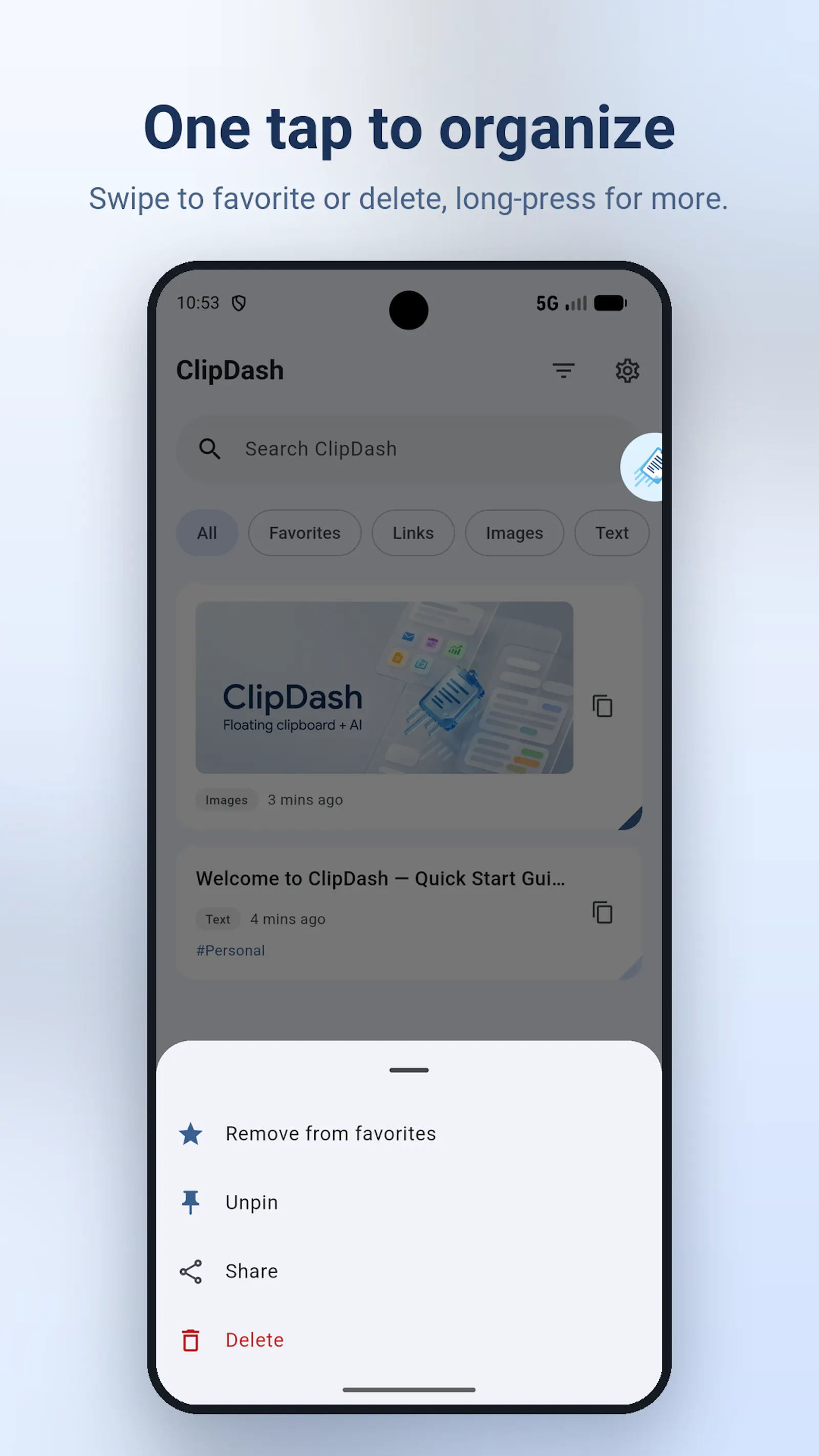 ClipDash: AI Clipboard Manager screenshot 2