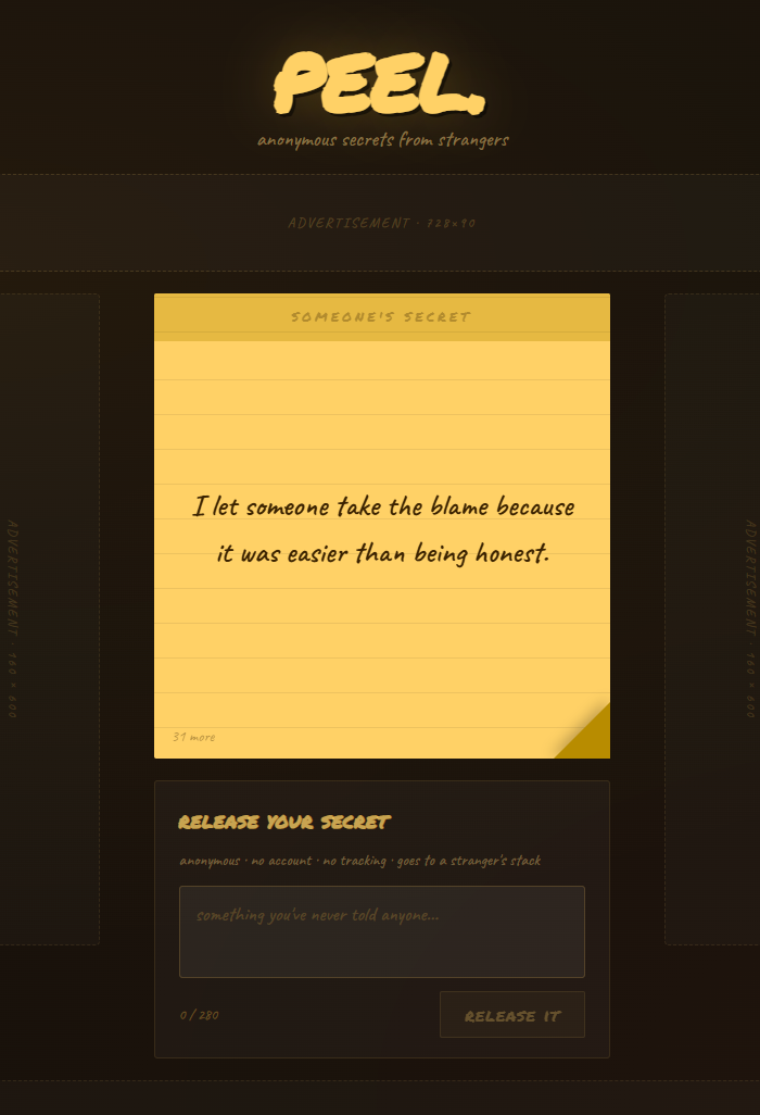 peel. - Screenshot 5 showing product features and functionality