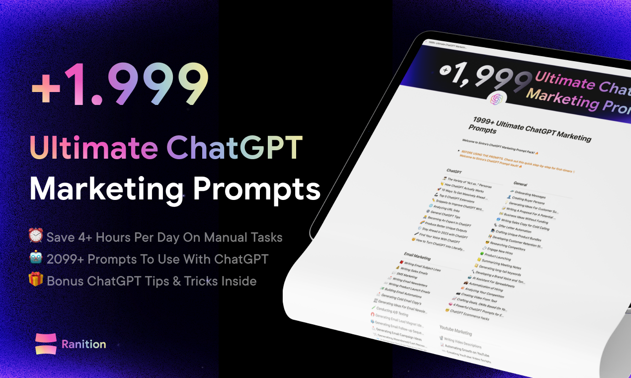 Ultimate Chatgpt Marketing Prompts - Ontdek van uw concurrenten en bespaar tijd door onze aanwijzingen media 1
