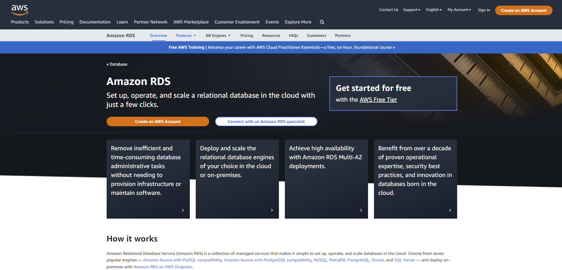 Amazon RDS gallery image