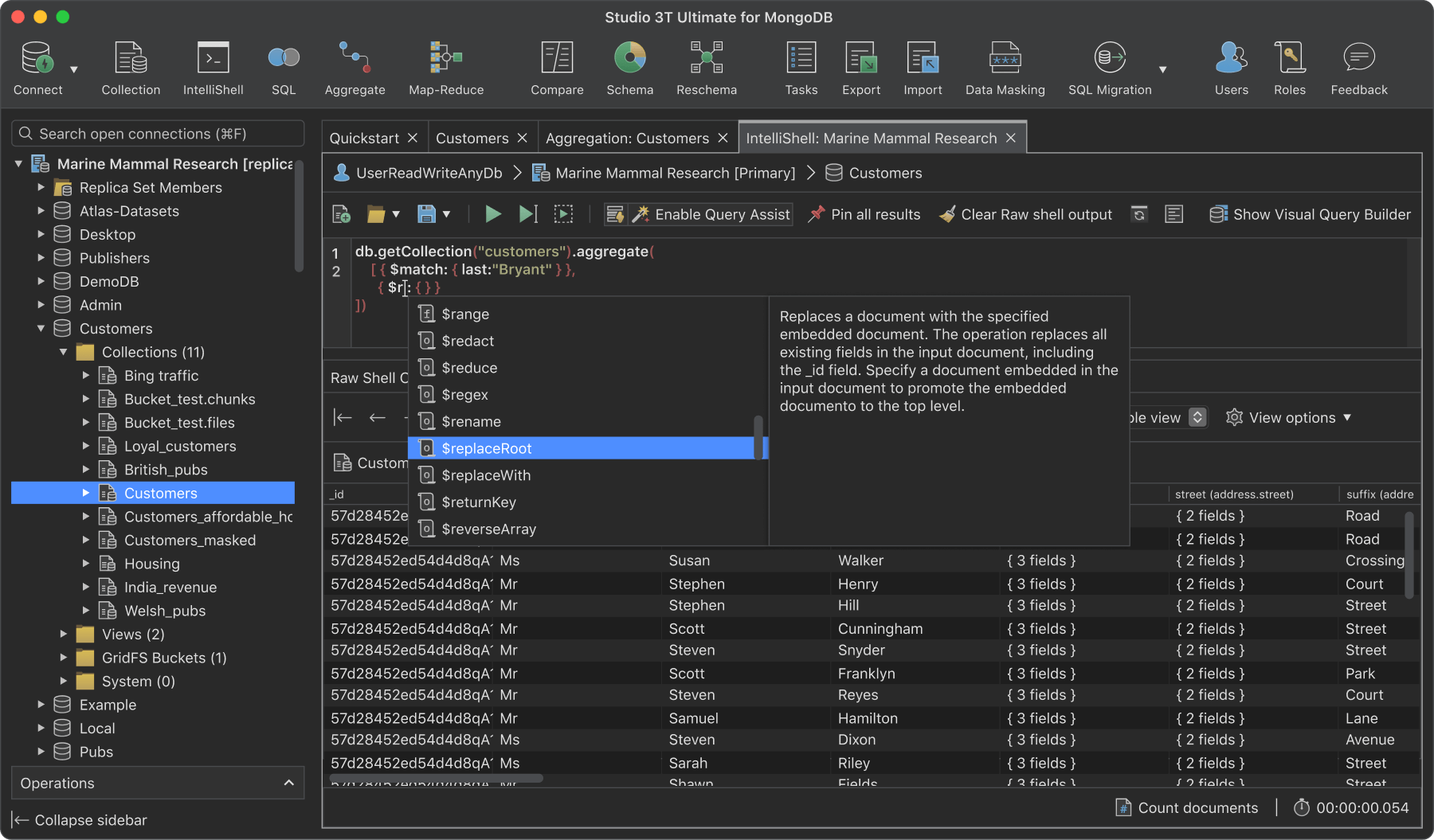 Stüdyo zt - Studio 3t, MongoDB için profesyonel GUI. medya 1