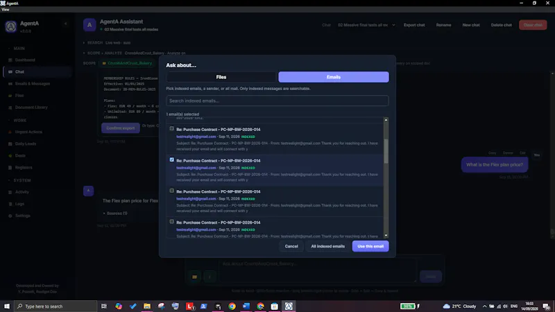 AgentA Personal screenshot 5