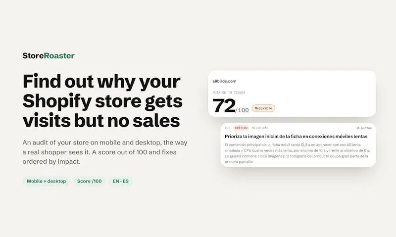 StoreRoaster screenshot 1