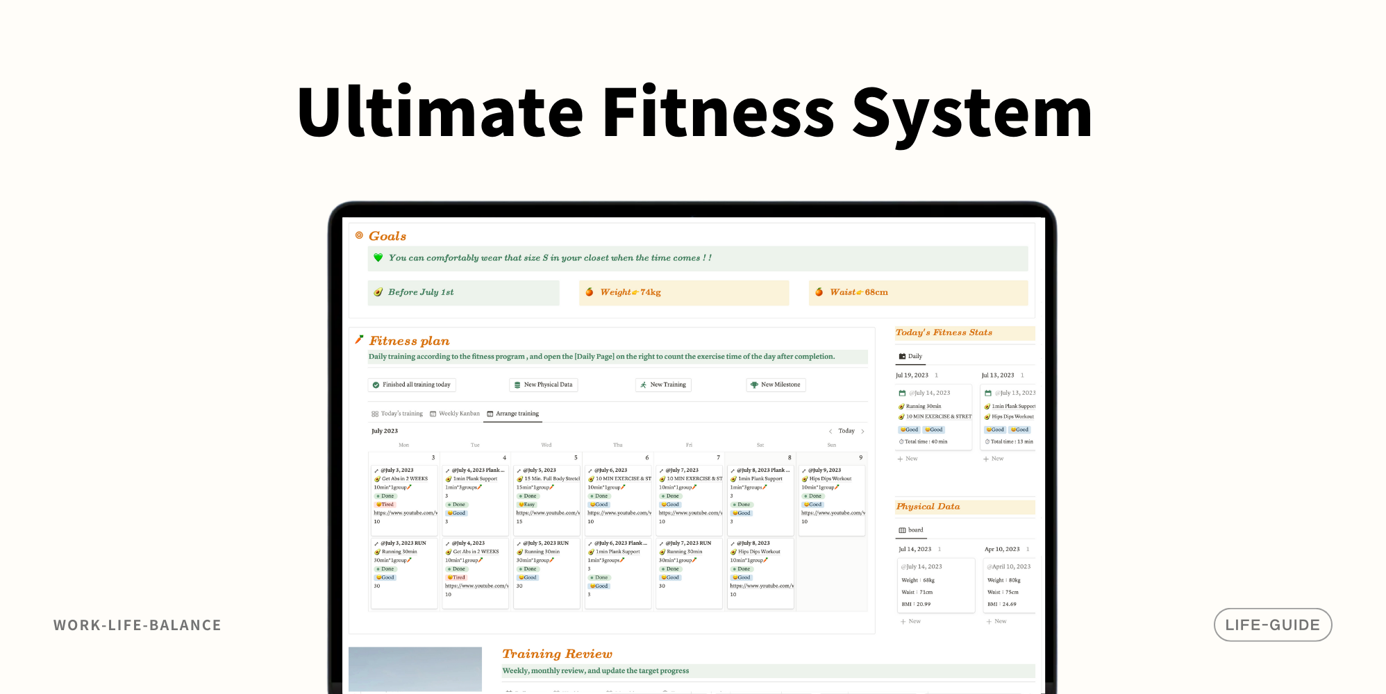 Begriffsvorlage: Ultimate Fitness System Medien 1
