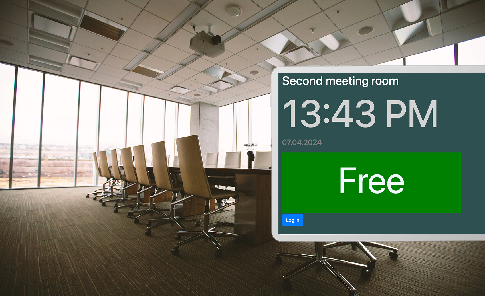 Mídia 1 de Omnisys: Software de reserva de sala de reuniões - Software da sala de reuniões
