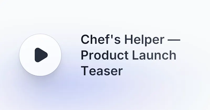 Chef's Helper screenshot 2