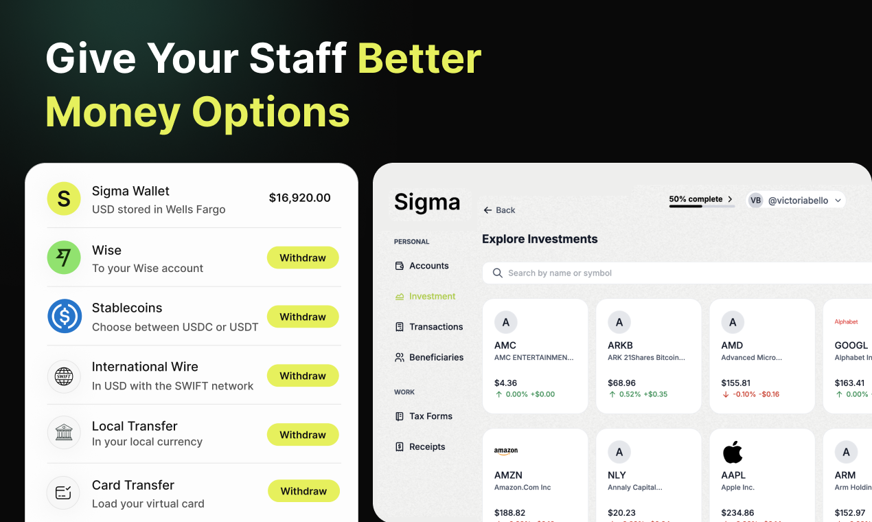 Sigmaremote - Дайте вашей глобальной команде лучшую заработную плату за 70% меньше, чем Deel медиа 4