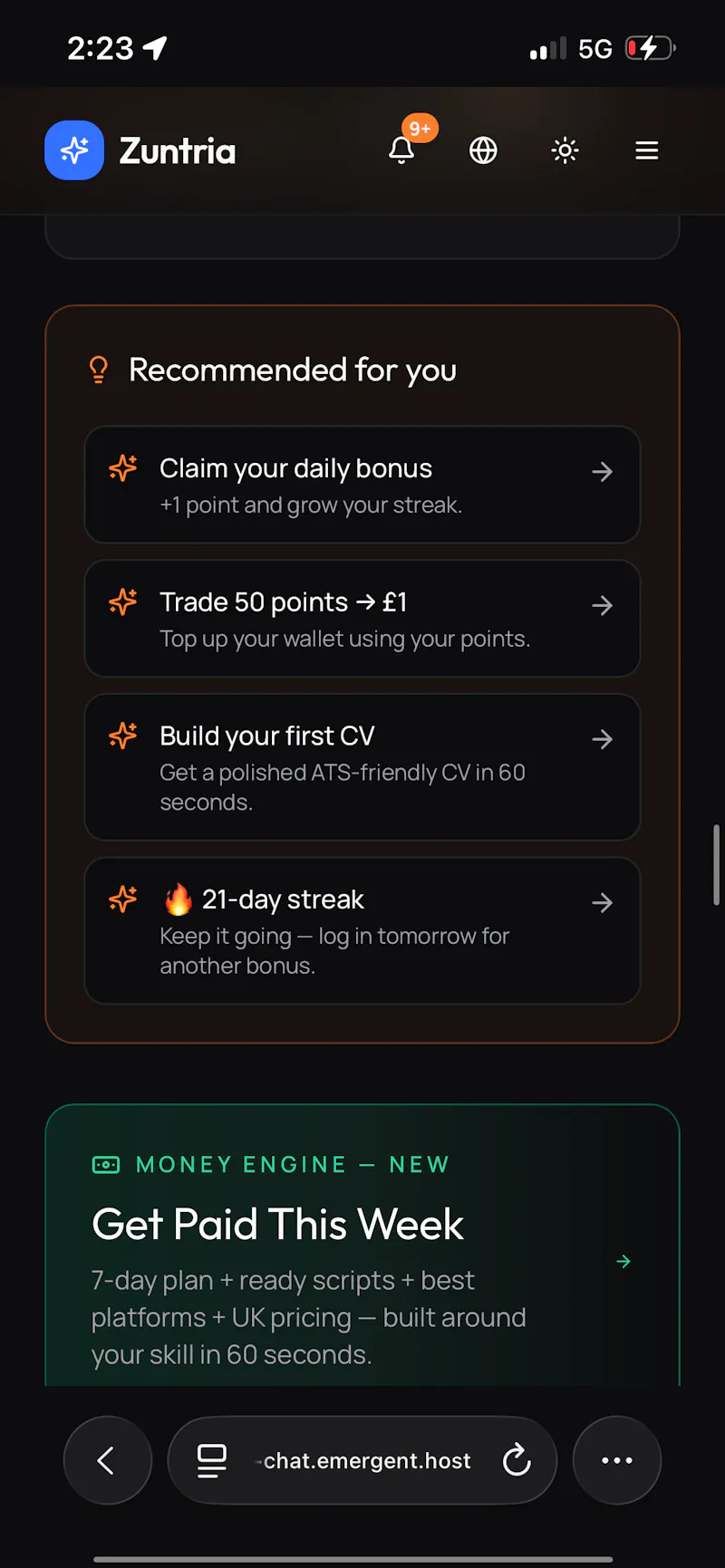 Zuntria — AI Success Operating System screenshot 12