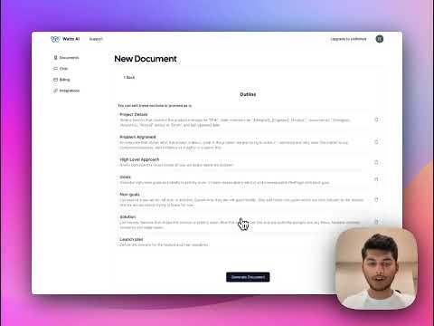 startuptile Watto AI-Transform your product team with AI-powered docs