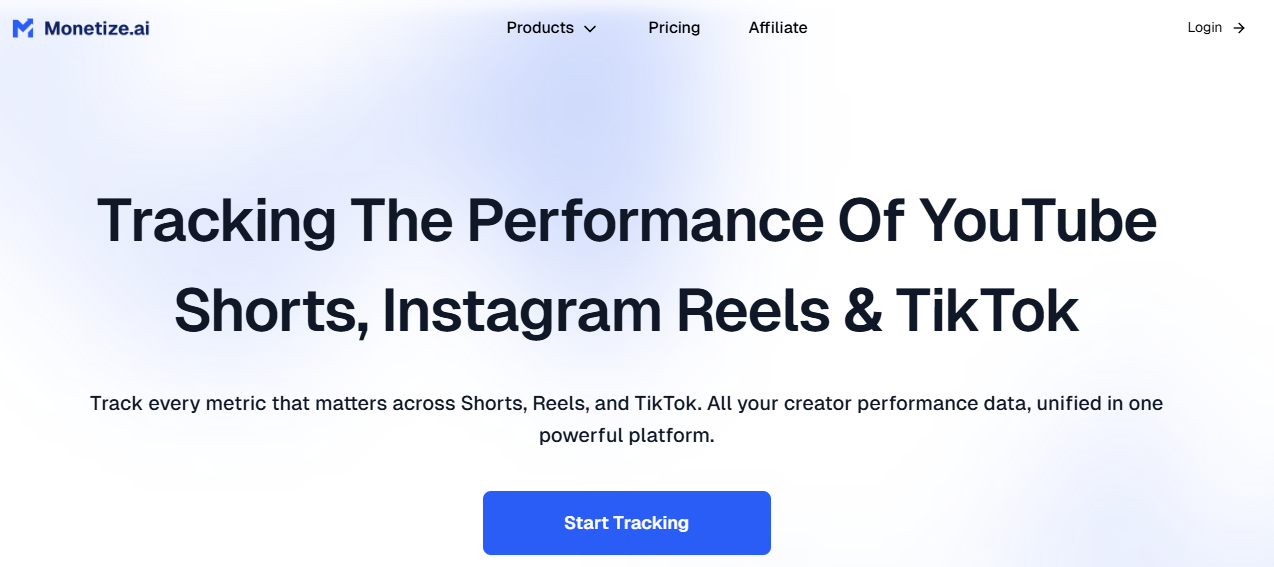 Monetize.AI - Main product screenshot demonstrating key features and user interface