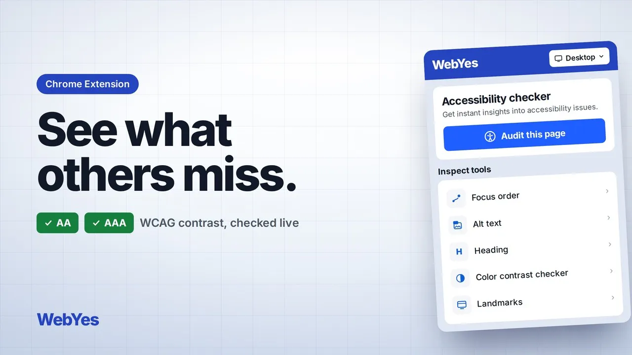 Accessibility Checker by WebYes gallery image