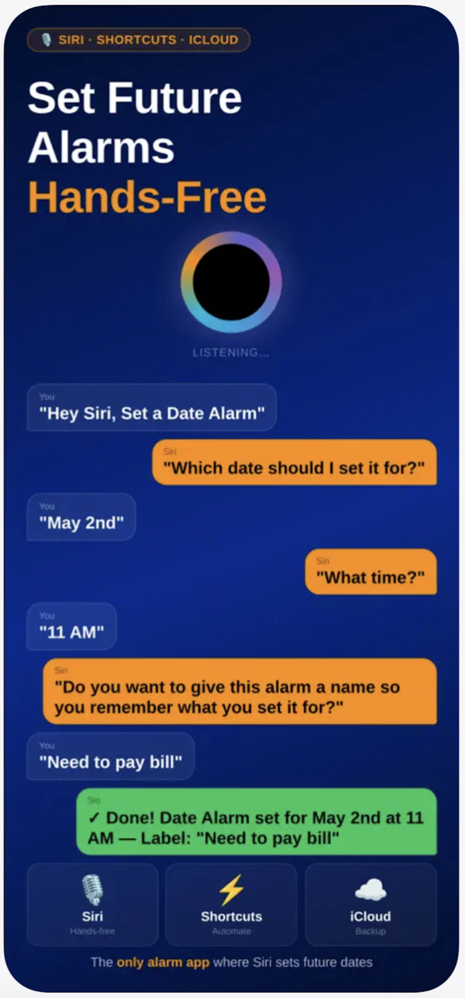 Date Alarm screenshot 3