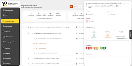 10xWinners OKR gallery image