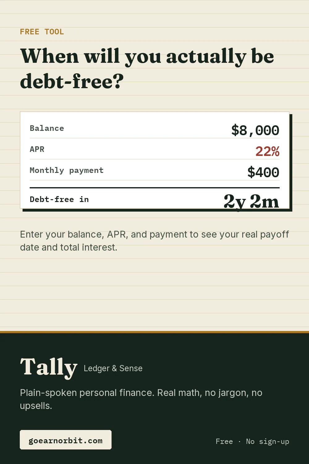 Tally gallery image