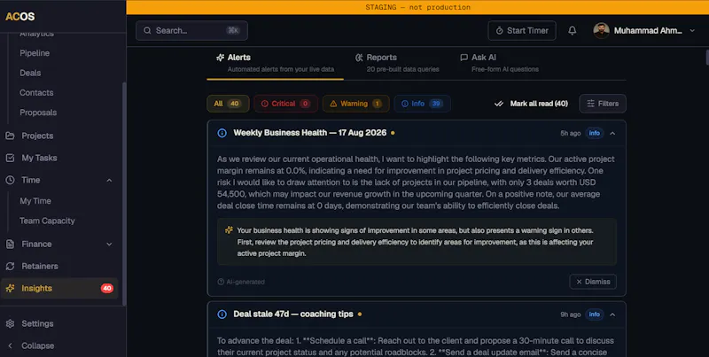 ACOS screenshot 3