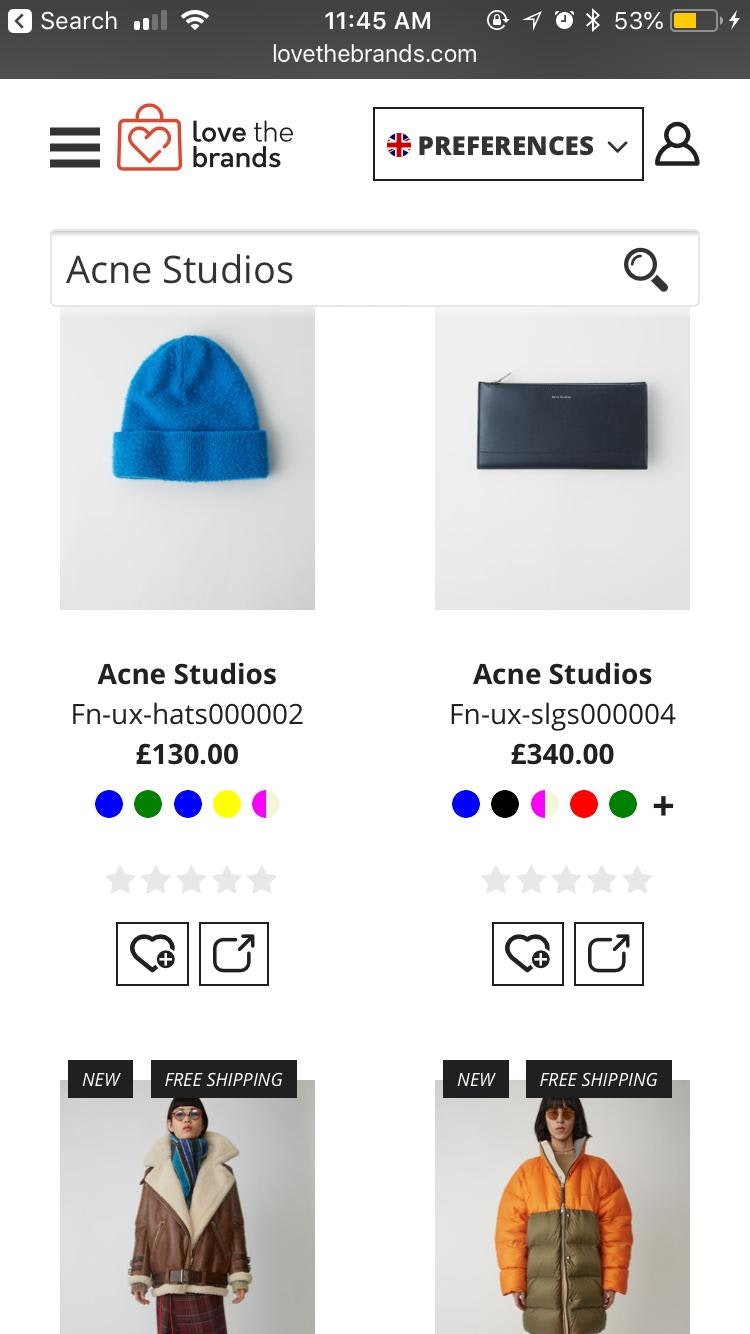 love the brands - decentralized online shopping gallery image